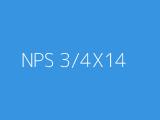 NPS 3/4X14 